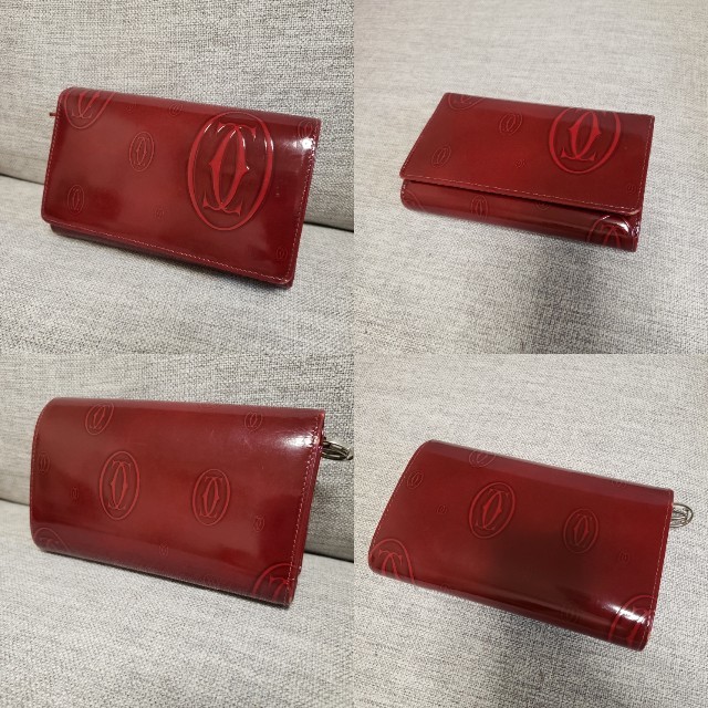 Cartier(カルティエ)のはる様専用　Cartier財布　ハッピーバースディー赤 レディースのファッション小物(財布)の商品写真