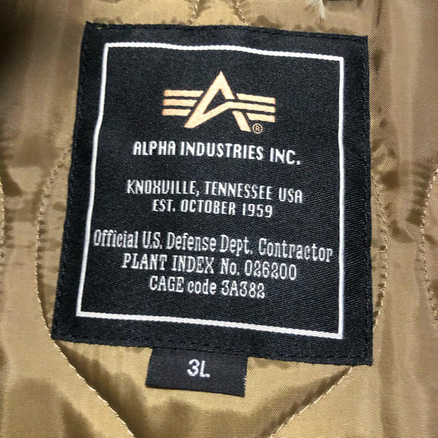 ALPHA INDUSTRIES(アルファインダストリーズ)のみちびきさん専用　購入不可 メンズのジャケット/アウター(ミリタリージャケット)の商品写真