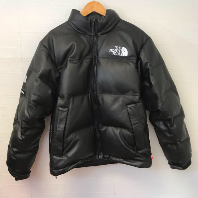 Supreme - Supreme North Face Leather Nuptse Jacketの通販 by かまぼこ's shop