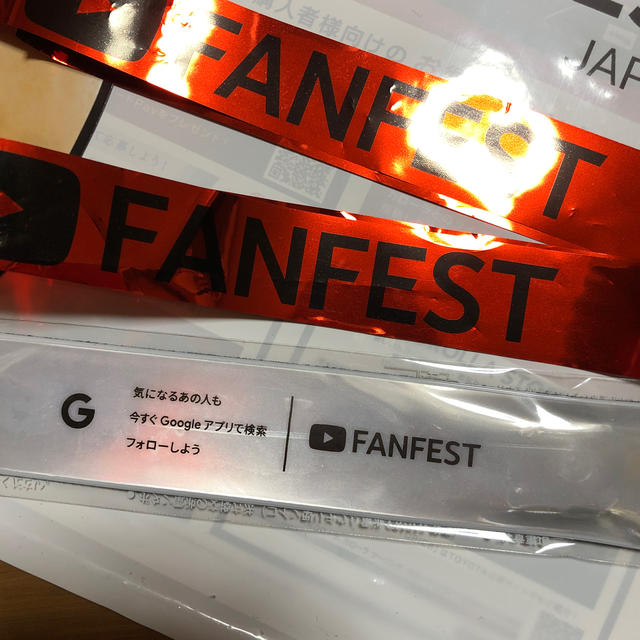 YouTube FANFEST 2019  グッズ YTFF エンタメ/ホビーのタレントグッズ(アイドルグッズ)の商品写真