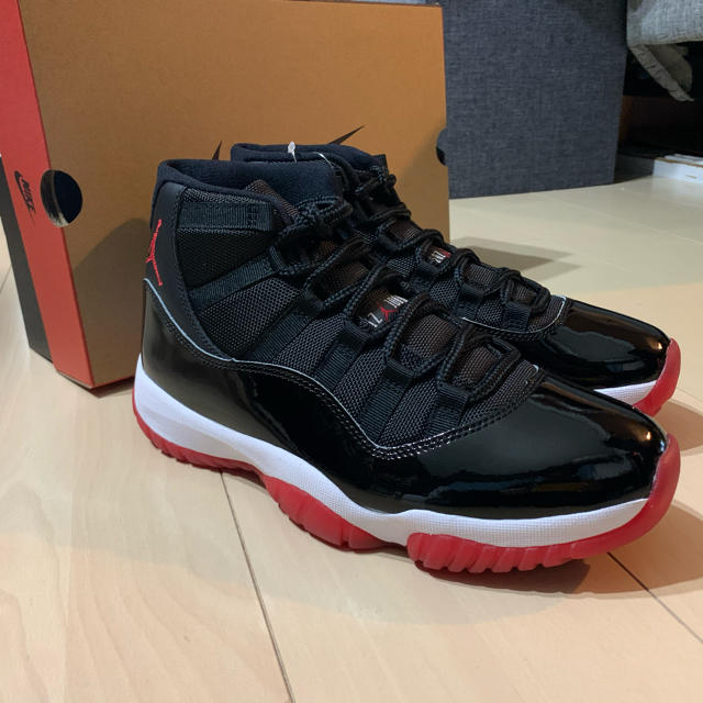 26.5cm  NIKE  AIR JORDAN 11  BRED靴/シューズ