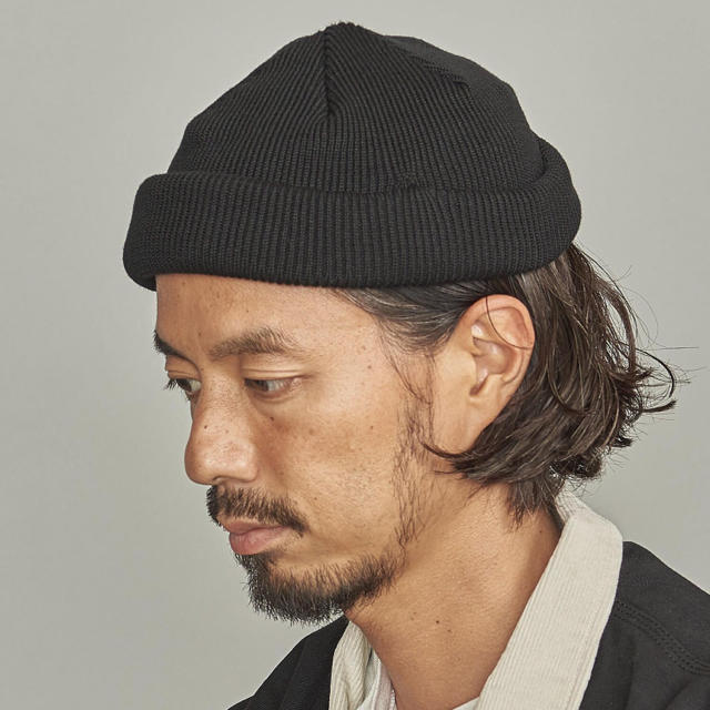 RACAL(ラカル)の【5回程度のみの着用】RACAL Roll knit cap ニットキャップ メンズの帽子(ニット帽/ビーニー)の商品写真