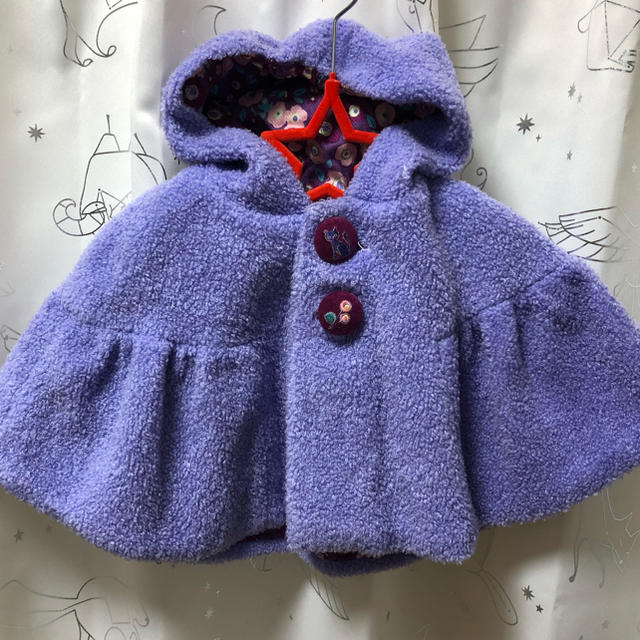 ANNA SUI mini(アナスイミニ)のANNA SUI mini Fサイズ ポンチョ キッズ/ベビー/マタニティのベビー服(~85cm)(ジャケット/コート)の商品写真