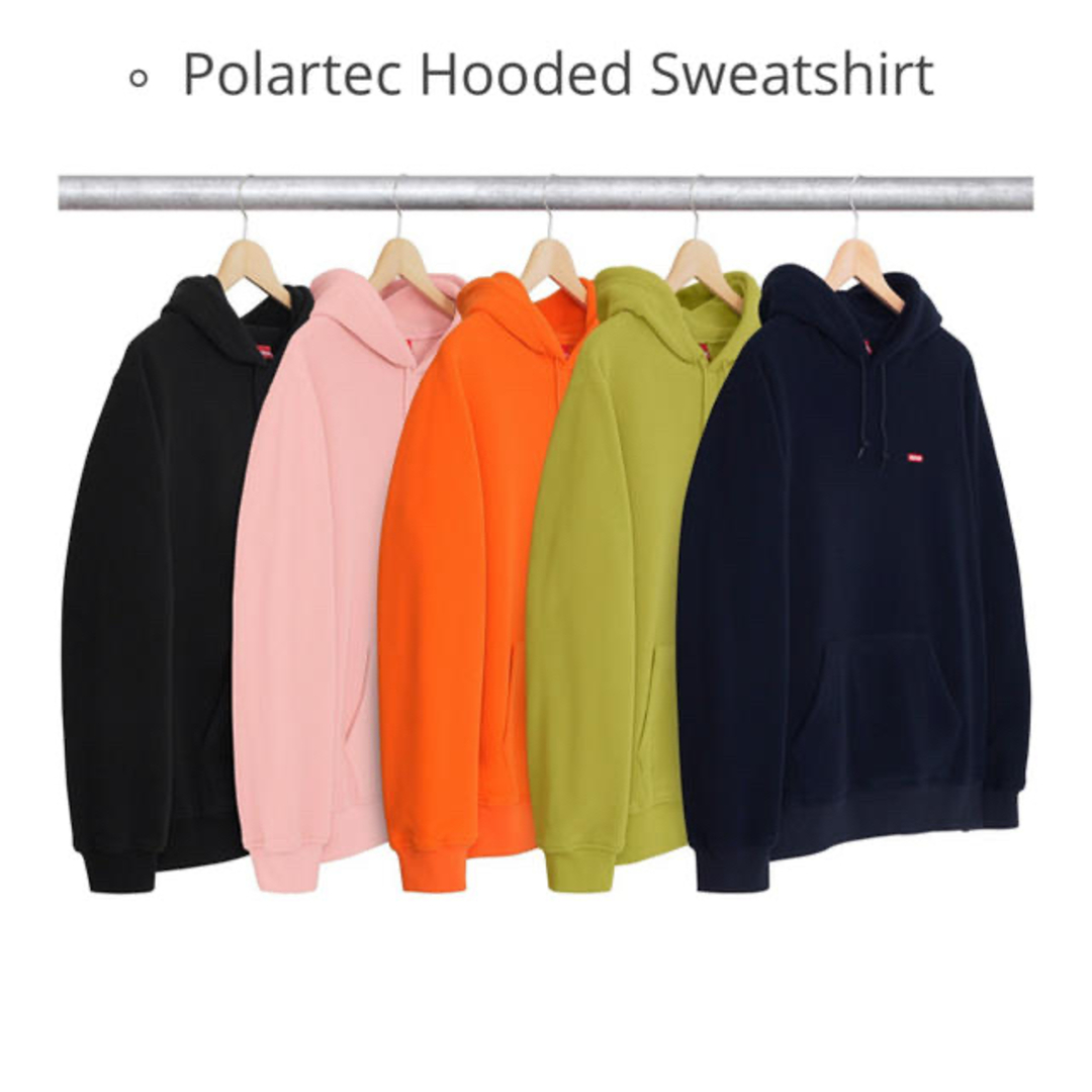 Supreme 17FW Polartec® Hooded Sweatshirt