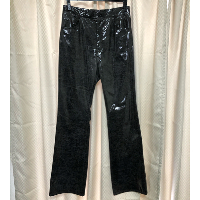 CHRISTIAN DADA  CRACK COATING BOOTCUT 1