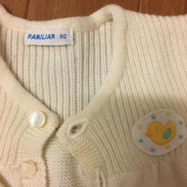 familiar(ファミリア)のFAMILIAR ベビー　ボレロ キッズ/ベビー/マタニティのベビー服(~85cm)(カーディガン/ボレロ)の商品写真