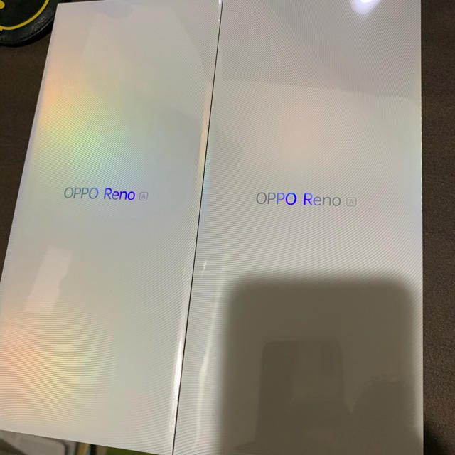 oppo reno A 新品未開封 2台 スマートフォン本体