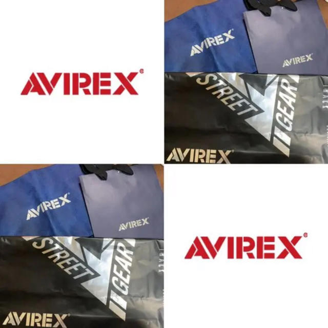 AVIREX(アヴィレックス)のAVIREX紙袋3点セット レディースのバッグ(ショップ袋)の商品写真