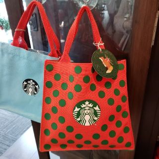 スターバックスコーヒー(Starbucks Coffee)のスタバ★タイ限定★ホリデーバッグ<赤>(ノベルティグッズ)