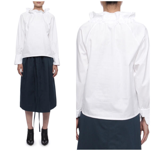 Atlantique AscoLi フリル シャツ