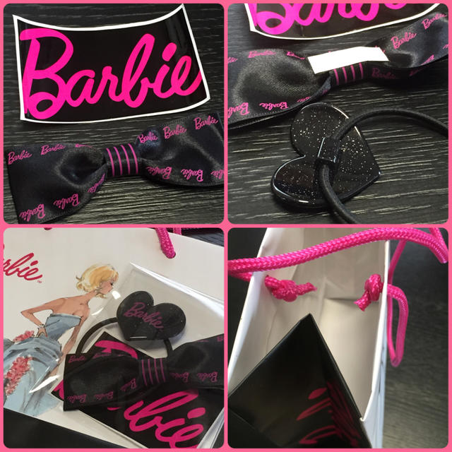 Barbie(バービー)の未使用♡ショッパー、リボン、シール、ラメ エンタメ/ホビーのおもちゃ/ぬいぐるみ(キャラクターグッズ)の商品写真