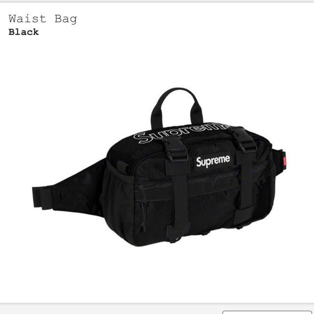 【新作・新品】2023 AW新作　supreme Waist Bag Black