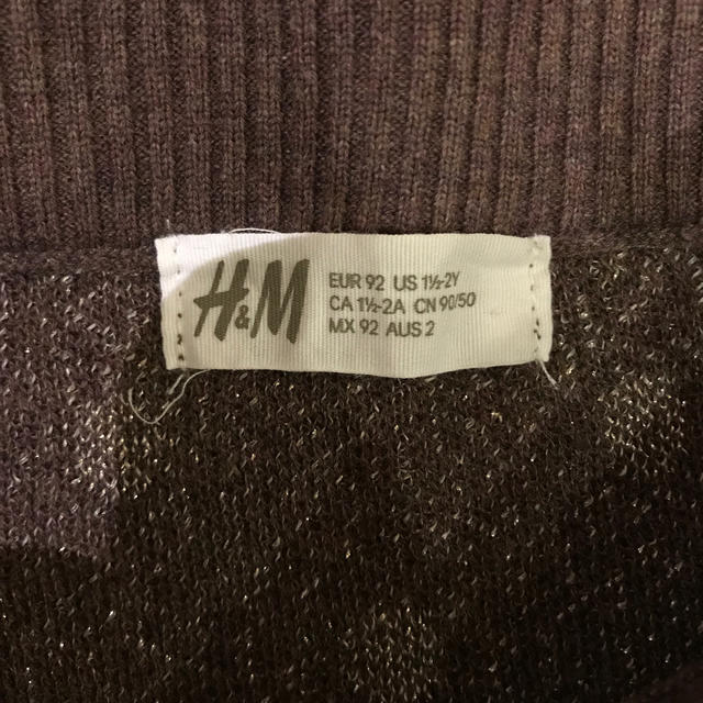 H&M(エイチアンドエム)のH&M ニットスカート キッズ/ベビー/マタニティのキッズ服女の子用(90cm~)(スカート)の商品写真