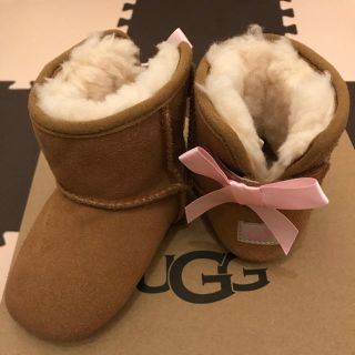 アグ(UGG)のUGG ベビー ムートンブーツ 12.5 バックリボン(ブーツ)