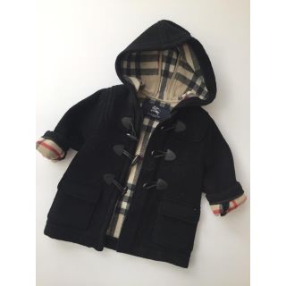 バーバリー(BURBERRY)のバーバリー★ボーイズダッフルコート★90cm 黒(コート)