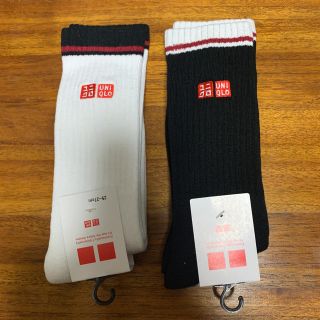 ユニクロ(UNIQLO)のユニクロ　RFテニスソックス　WHITE & BLACK セット(ウェア)