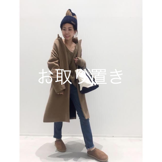 中華のおせち贈り物 L'Appartement DEUXIEME CLASSE - お取置き32 PARADIS(トラントドゥ パラディ) wool zip コート ロングコート