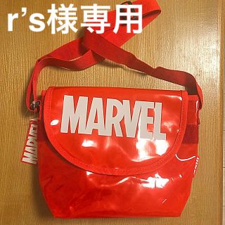 マーベル(MARVEL)のMARVEL ビニール ショルダーバッグ 赤(ショルダーバッグ)