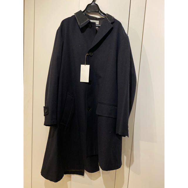 kolor(カラー)の［3日間限定］kolor 19aw アシンメトリーコート　Navy 2 メンズのジャケット/アウター(チェスターコート)の商品写真