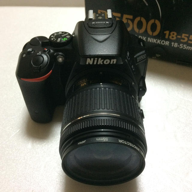 Nikon(ニコン)の美品 ニコン Nikon D5500 AF-P 18-55 VR レンズキット スマホ/家電/カメラのカメラ(デジタル一眼)の商品写真