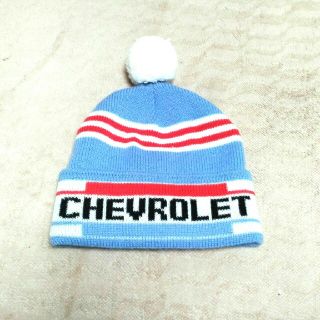 シボレー(Chevrolet)の『CHEVROLET』 ポンポンニット帽(ニット帽/ビーニー)