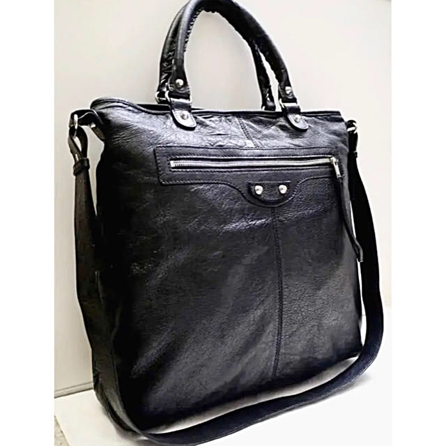 ◆BALENCIAGAバレンシアガ ヘキサゴン A4対応2way レザー バック