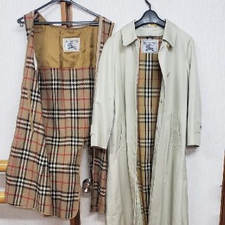 バーバリー(BURBERRY)の【希少】バーバリーズライナー付きステンカラーコート1990年代三陽商会　美品(ロングコート)