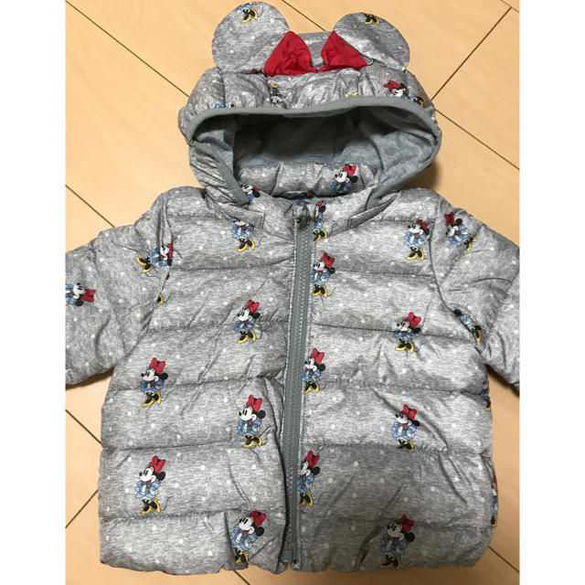 babyGAP(ベビーギャップ)のベビーギャップ　ミニー　パファージャケット キッズ/ベビー/マタニティのベビー服(~85cm)(ジャケット/コート)の商品写真