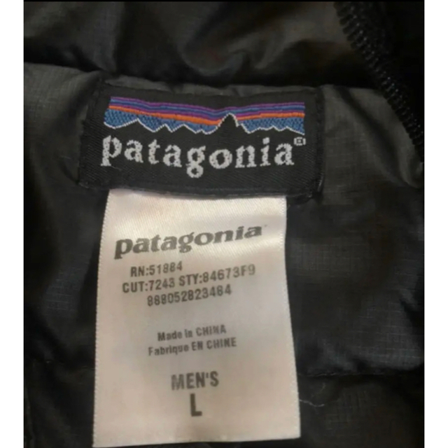 patagonia(パタゴニア)のパタゴニア ダウンセーター ブラック メンズL メンズのジャケット/アウター(ダウンジャケット)の商品写真