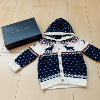 ラルフローレン(Ralph Lauren)のラルフローレン カーディガン 18M 85cm 《新品未使用品》 プレゼント用(カーディガン/ボレロ)