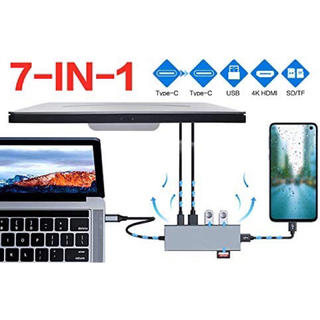 7in1 USB C ハブ(PC周辺機器)