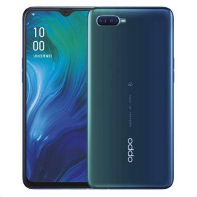 オッポOPPO Reno A  ブルー   64GB  SIMフリー端末 本体