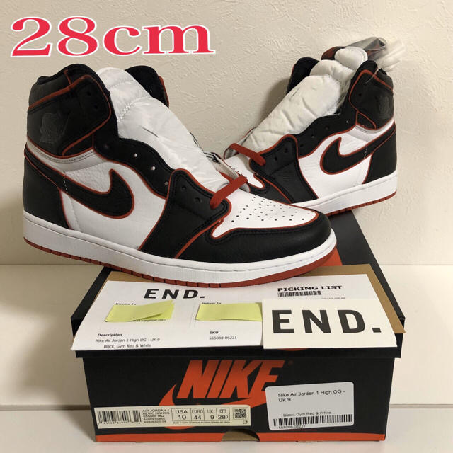 28cm NIKE AIR JORDAN 1 RETRO ジョーダン1靴/シューズ