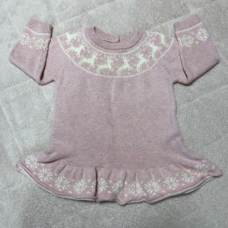 ベビーギャップ(babyGAP)の♡ babygap ノルディックセーター ワンピ 12-18m ♡(ワンピース)