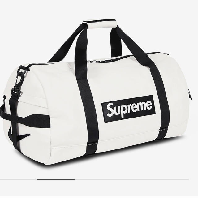 Supreme®/Nike® Leather Duffle Bag white