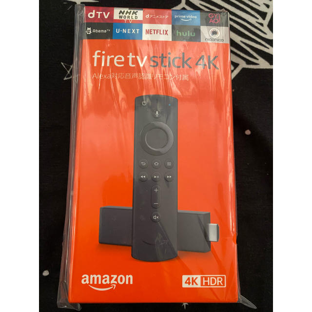 fire tv stick 4K Alexa対応音声認識リモコン付属