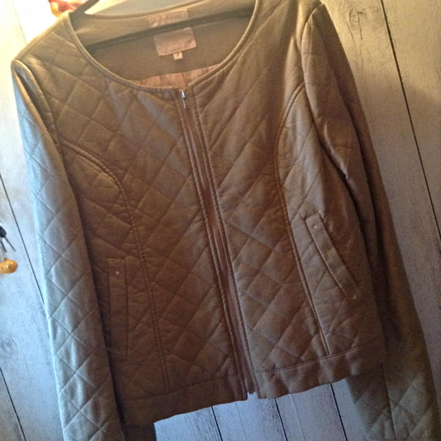 MINIMUM(ミニマム)のノーカラージャケット 革ジャケ レディースのジャケット/アウター(ノーカラージャケット)の商品写真