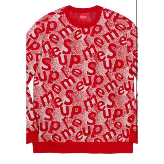 シュプリーム(Supreme)のsupreme text crew neck スウェット トレーナー(トレーナー/スウェット)