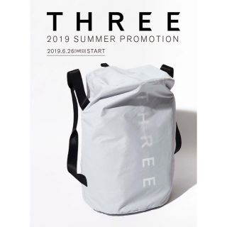 スリー(THREE)のTHREE ノベルティ　バッグ(トートバッグ)