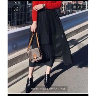 アメリヴィンテージ(Ameri VINTAGE)のAmeri MIX DOT 2WAY TULLE SKIRT(ロングスカート)