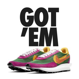 ナイキ(NIKE)のNike LD Waffle Sacai Green Purple 28.5cm(スニーカー)