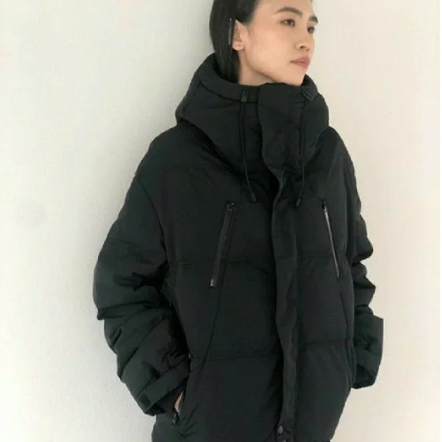 TODAYFUL(トゥデイフル)のTODAYFUL　Hoodie Down Jacket　ブラック レディースのジャケット/アウター(ダウンコート)の商品写真