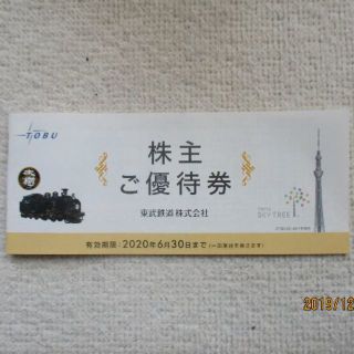 New☆東武鉄道株主優待券(東武動物公園・スカイツリー他) 2020年6月末迄(遊園地/テーマパーク)