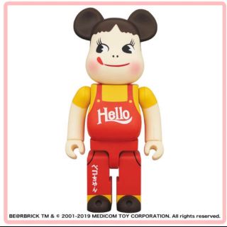 フジヤ(不二家)のBE@RBRICK ペコちゃん ビンテージ HELLO版 400％(キャラクターグッズ)