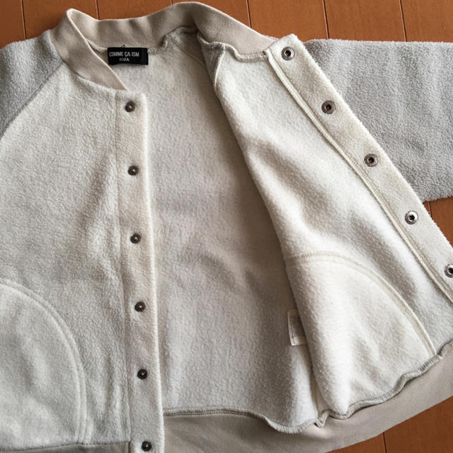 COMME CA ISM(コムサイズム)のCOMME CA ISM フリーススタジャン 110㎝ キッズ/ベビー/マタニティのキッズ服男の子用(90cm~)(ジャケット/上着)の商品写真