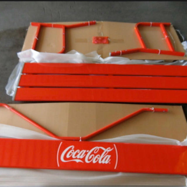 正規品2023 新品 未使用 コカコーラ ベンチ コカ・コーラの通販 by