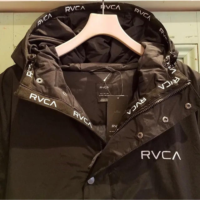 新作 Mサイズ RVCA ジャケット ルーカ ルカ ダウン アウター ブラック