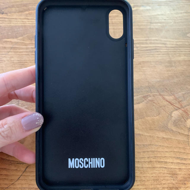 MOSCHINO(モスキーノ)の美品　モスキーノ  正規品iPhoneケース　XsMax スマホ/家電/カメラのスマホアクセサリー(iPhoneケース)の商品写真