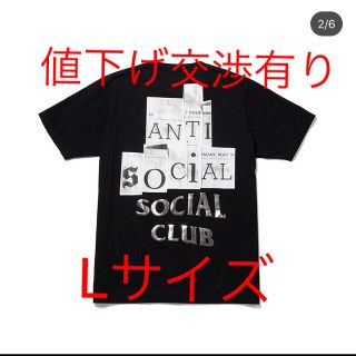 フラグメント(FRAGMENT)のFragment x Anti Social Social Club tee L(Tシャツ/カットソー(半袖/袖なし))