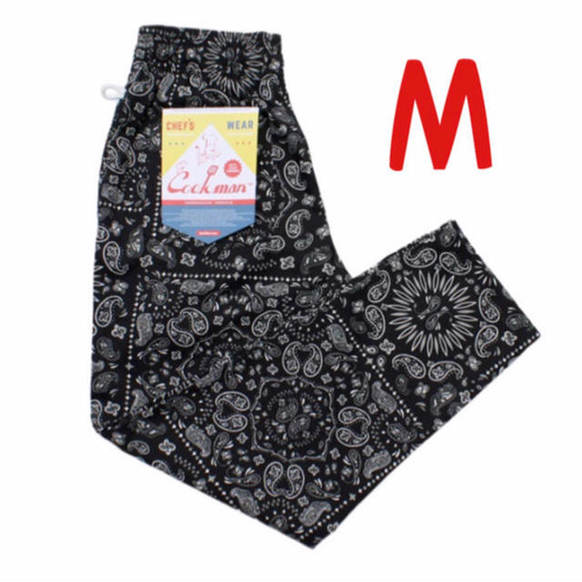 COOKMAN CHEF PANTS ペイズリー M